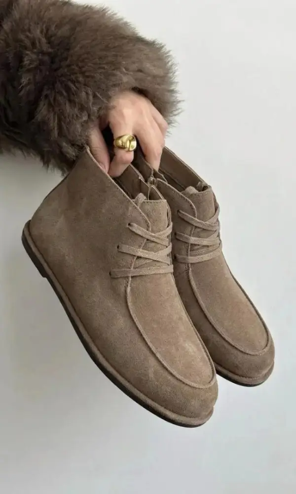 Ботинки из замши зимние женские (р-р 36-41)