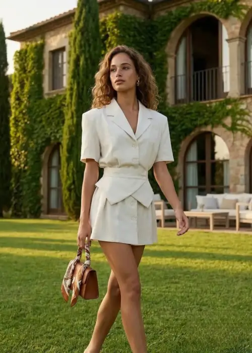 Платье- рубашка с баской женское (р-р 42-44)