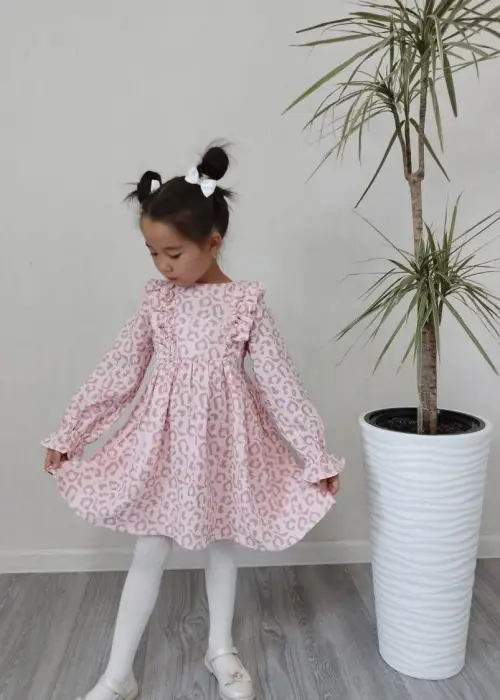 Платье из муслина для девочки р-р 28-34