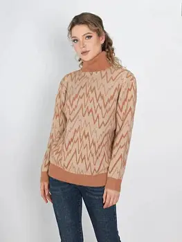 Джемпер женский с воротником р-р 54-56