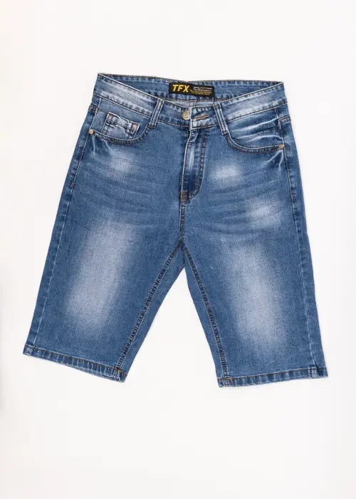 Шорты мужские, джинсовые, синие (р-р 30-36) 