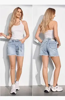 Шорты джинсовые женские с бахромой (р-р 25-30)