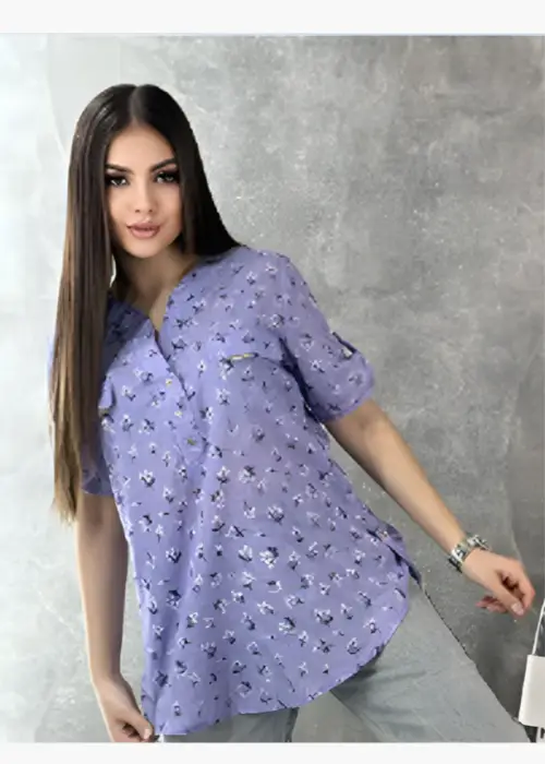 Рубашка женская повседневная (р-р 50-60)