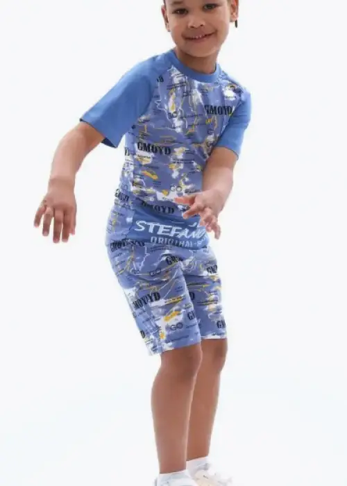 Комплект для мальчика футболка с шортами (р-р 5-8 лет)