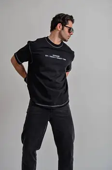 Футболка мужская с надписью (р-р M-4XL)