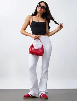 Джинсы женские клеш с высокой посадкой (р-р 25-30)