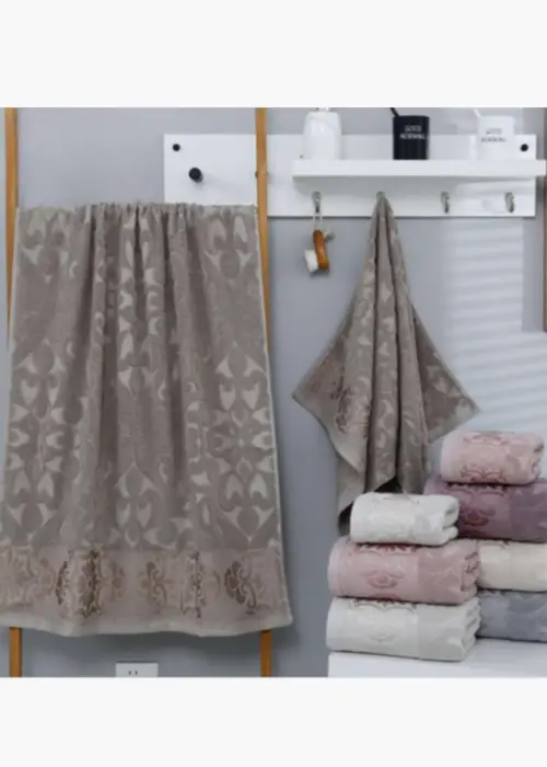 Полотенце для бани махровое, узоры (70*140)