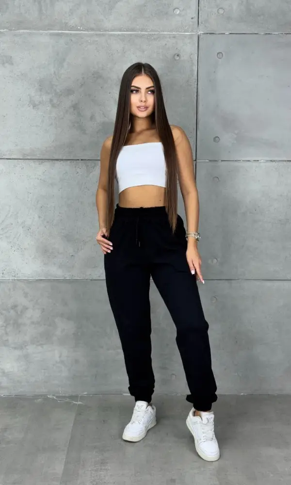 Брюки трикотажные женские спортивные на резинке р-р 48-56