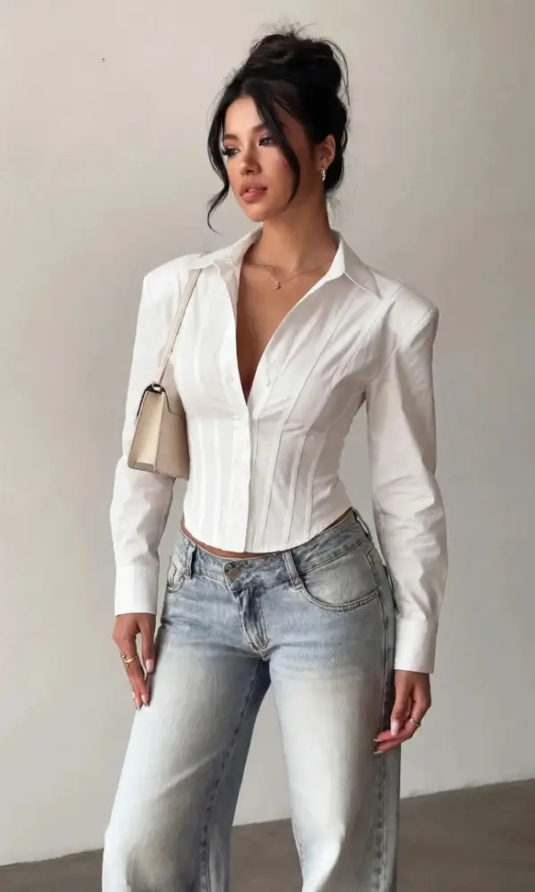 Рубашка-корсет укороченная женская (р-р 42-44)