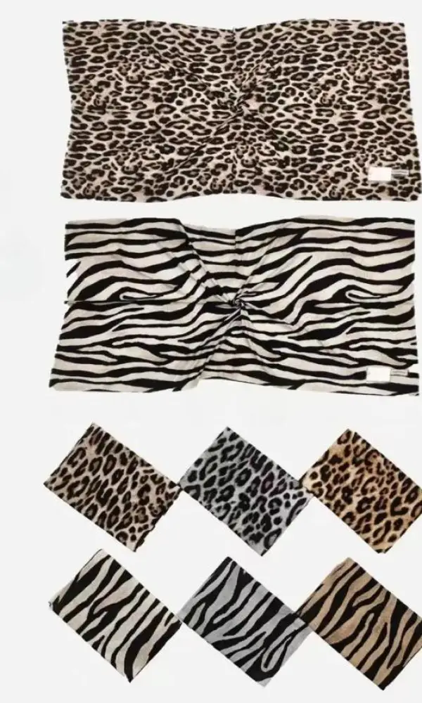 Платок кашемировый леопард (190*90)