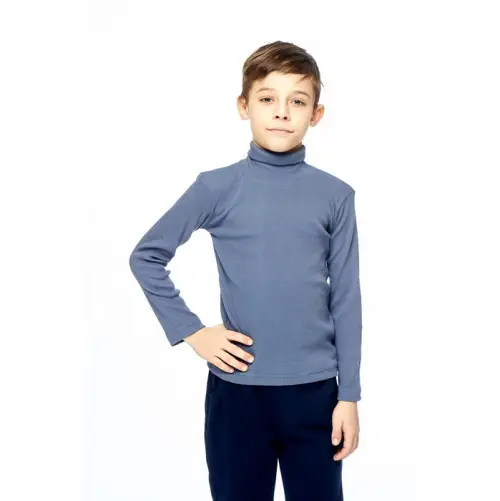 Водолазка лапша, темно-серый, для мальчика (5-8 лет)