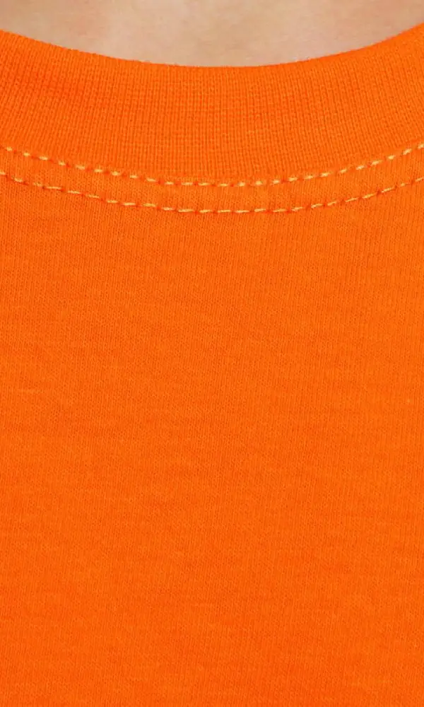 Футболка однотонная, оранжевая (2-5 лет)