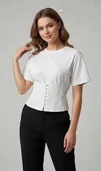 Футболка- корсет для девочки-подростка (р-р 36-42)