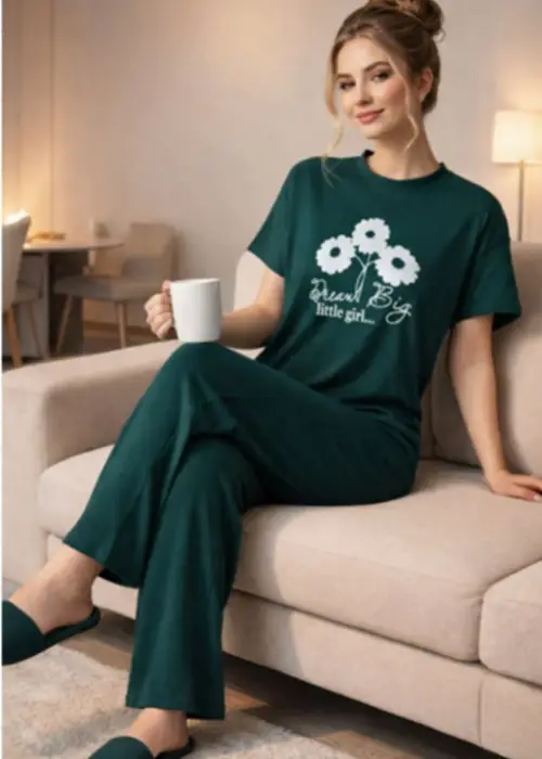 Комплект домашний: футболка и брюки (р-р 50-60)