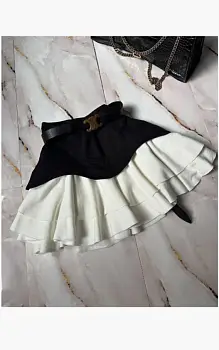 Мини юбка с воланами женская (р-р 42-44)