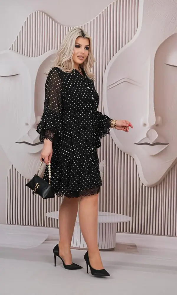 Платье шифоновое с поясом женское р-р 50-56