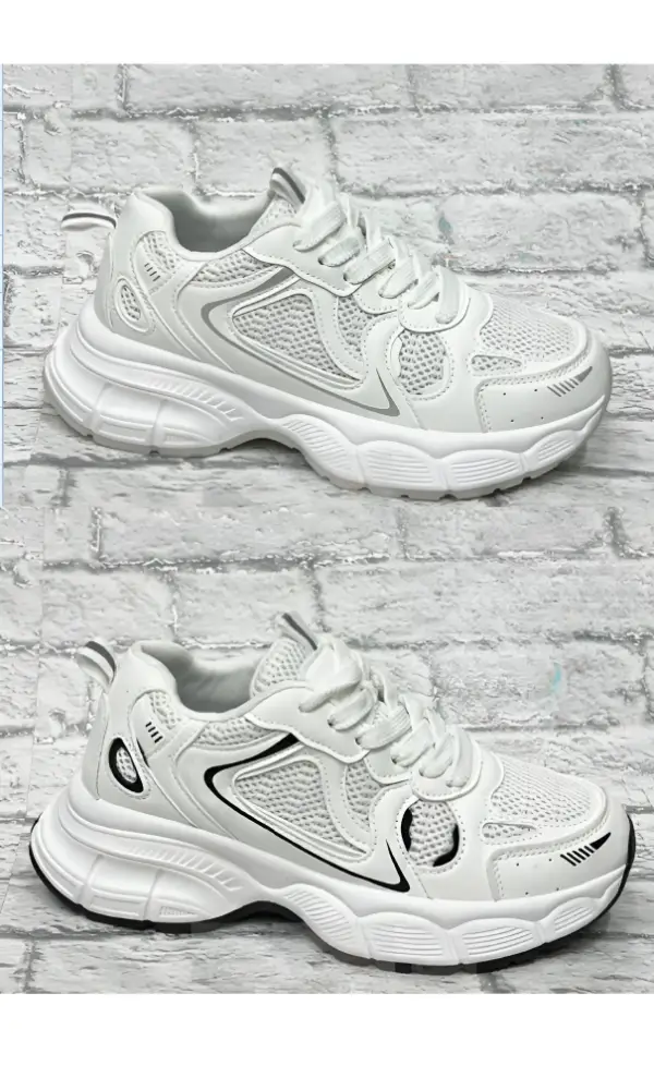 Кроссовки на высокой платформе спортивные женские р-р 36-41