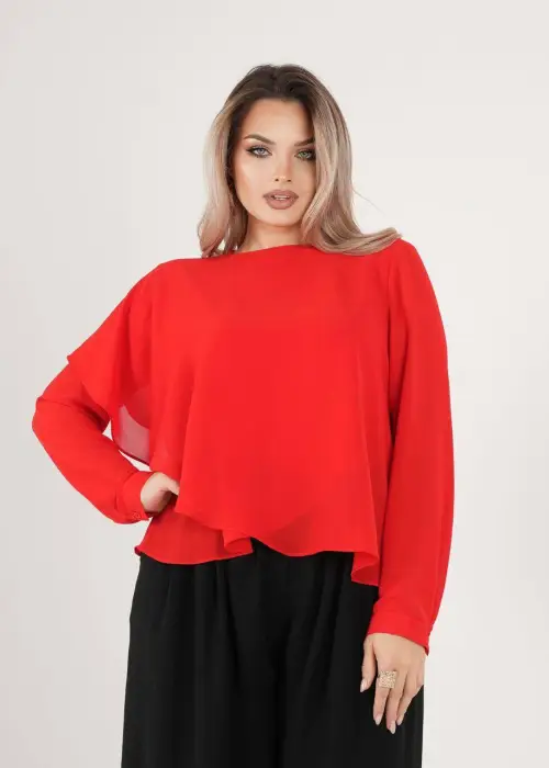 Блузка женская шифоновая р-р 48-54