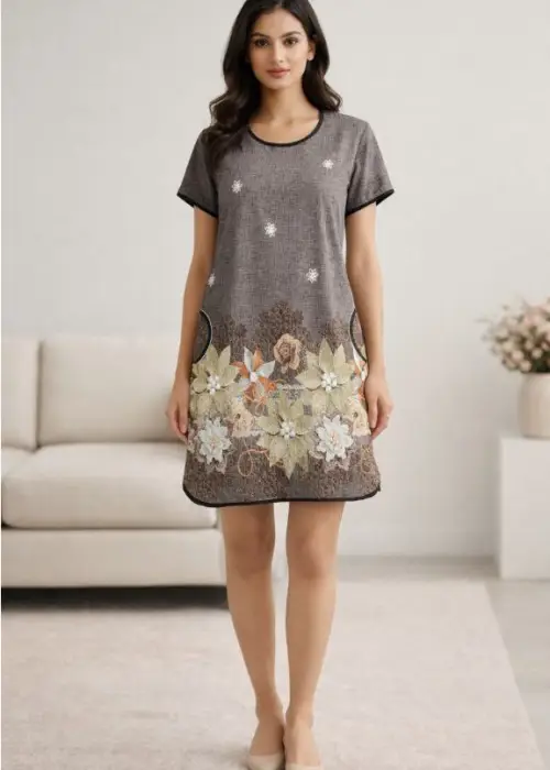 Туника удлинённая домашняя женская р-р 50-60