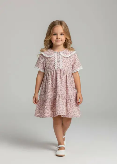 Платье муслиновое для девочки р-р 28-30-32-34