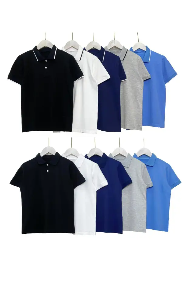 Футболка-поло с коротким рукавом р-р 98-122