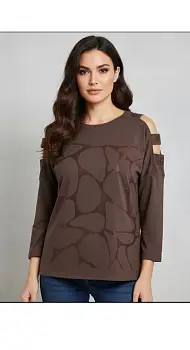 Туника женская со стразами (р-р 48-54)