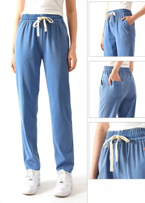 Джеггинсы женские с высокой посадкой на резинке р-р M-4XL