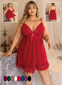 Сорочка кружевная (XXL-XXXL)