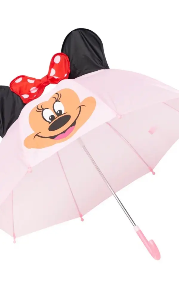 Зонт-трость  детский с ушками, полуавтомат ( 8 спиц)