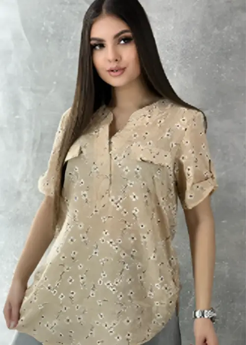 Рубашка женская повседневная (р-р 50-60)