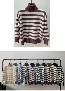 Свитер женский с высоким воротником р-р единый 50-58