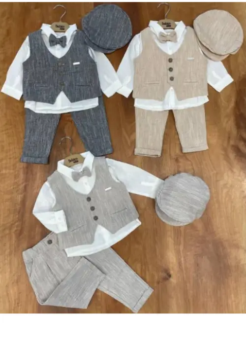 Костюм праздничный для мальчика с фуражкой р-р 6-24