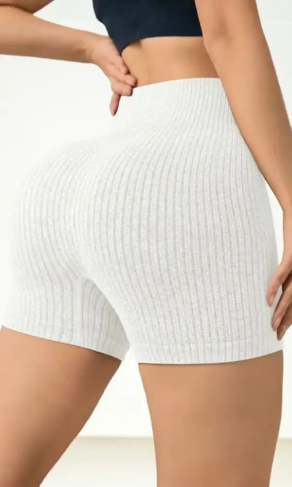 Велосипедки короткие в рубчик женские (р-р S-XL)
