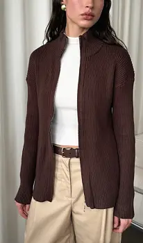 Джемпер на замке женский (р-р 42-48)