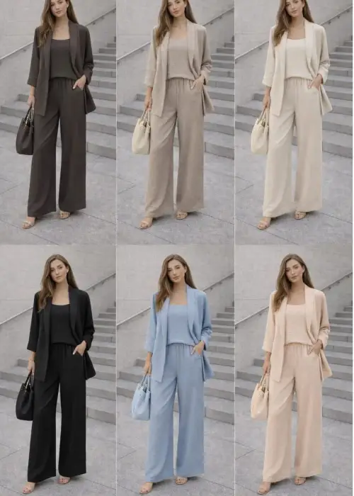 Костюм женский офисный летний лён (р-р 44-48)