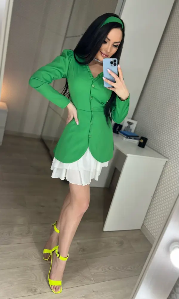 Платье женское "двойка" с подъюбником и пояском ( р-р 42,44)