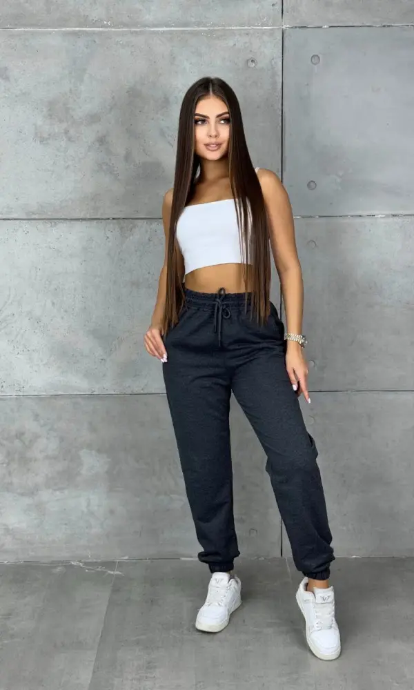 Брюки трикотажные женские спортивные на резинке р-р 48-56