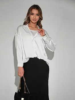 Комплект двойка женский блузка+топ р-р 48-54