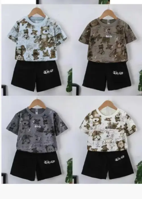 Костюм летний для мальчика шорты с футболкой (р-р 90-130)