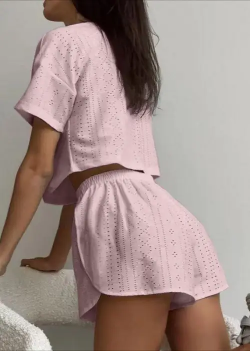 Хлопковая пижама, домашний комплект с шортами ( р-р 42-46)