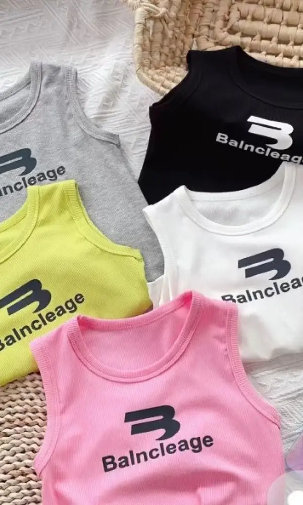 Майка-топ в рубчик на девочку ( р-р 90-130)