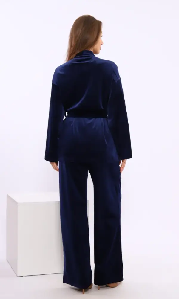 Костюм велюровый кимоно+палаццо р-р 42-52