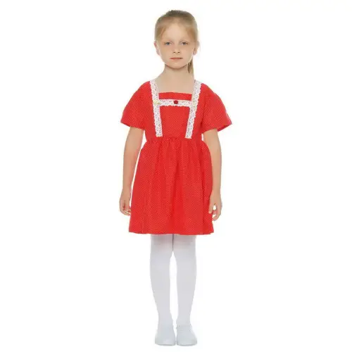 Платье для девочки с коротким рукавом (3-6 лет)