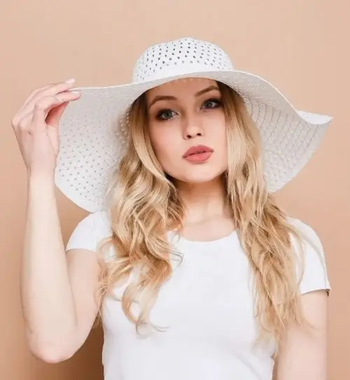 Шляпа летняя пляжная женская 