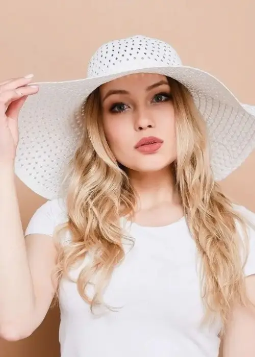 Шляпа летняя пляжная женская 