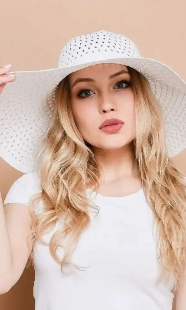 Шляпа летняя пляжная женская 