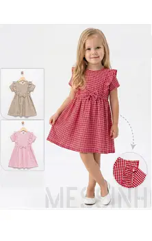 Платье для девочки в клетку хлопок р-р 2-5 лет