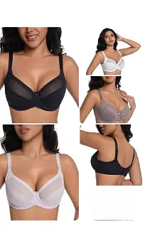 Бюстгальтер женский кружевной без поролона р-р 85-105Е