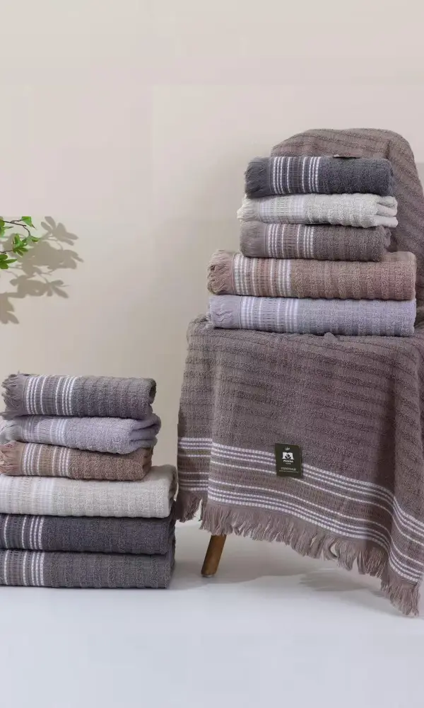 Полотенце махровое с бахромой 35*75