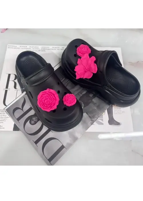 Сабо резиновые на платформе женские (р-р 36-41)